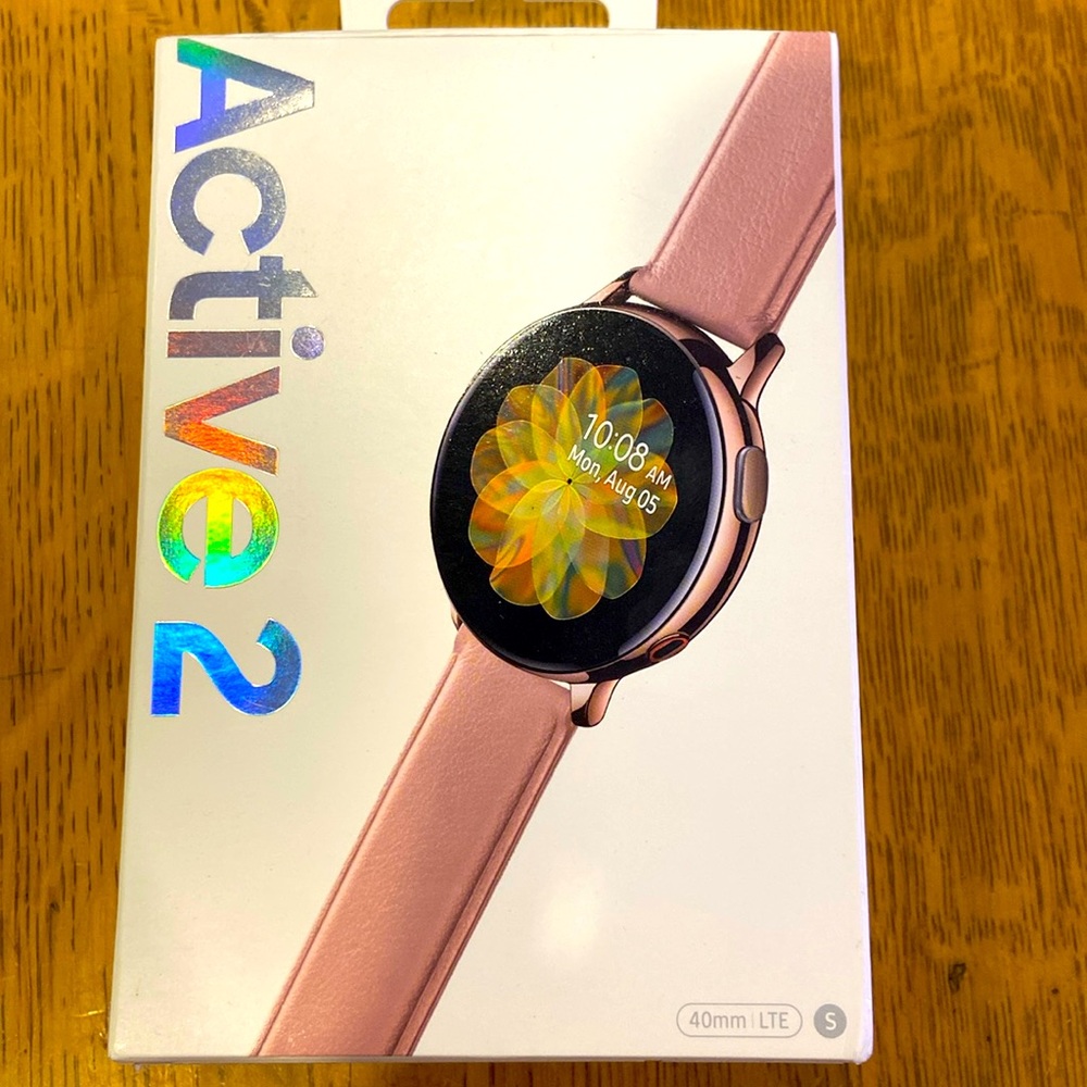 Samsung Galaxy Watch Active2. Rose/Rose Gold color. Brand new unopened.